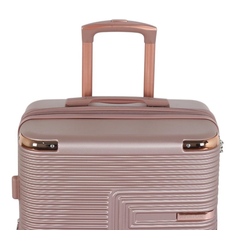 أفياتور شنط سفر  دبش عروسة - مكون من 4قطع ويشمل حقيبتين يد - بكفرات دبل وقفل رقمي ثابت -  ماركة / AVIATOR - Image 3